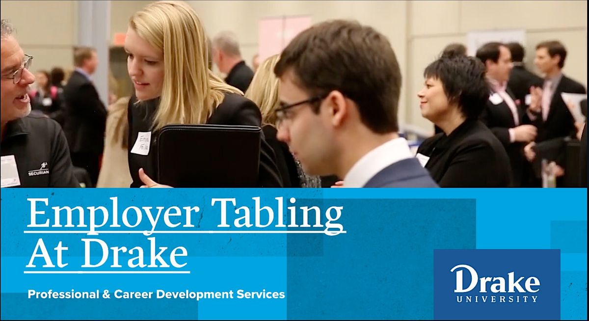 Tabling at Drake University 2023-24