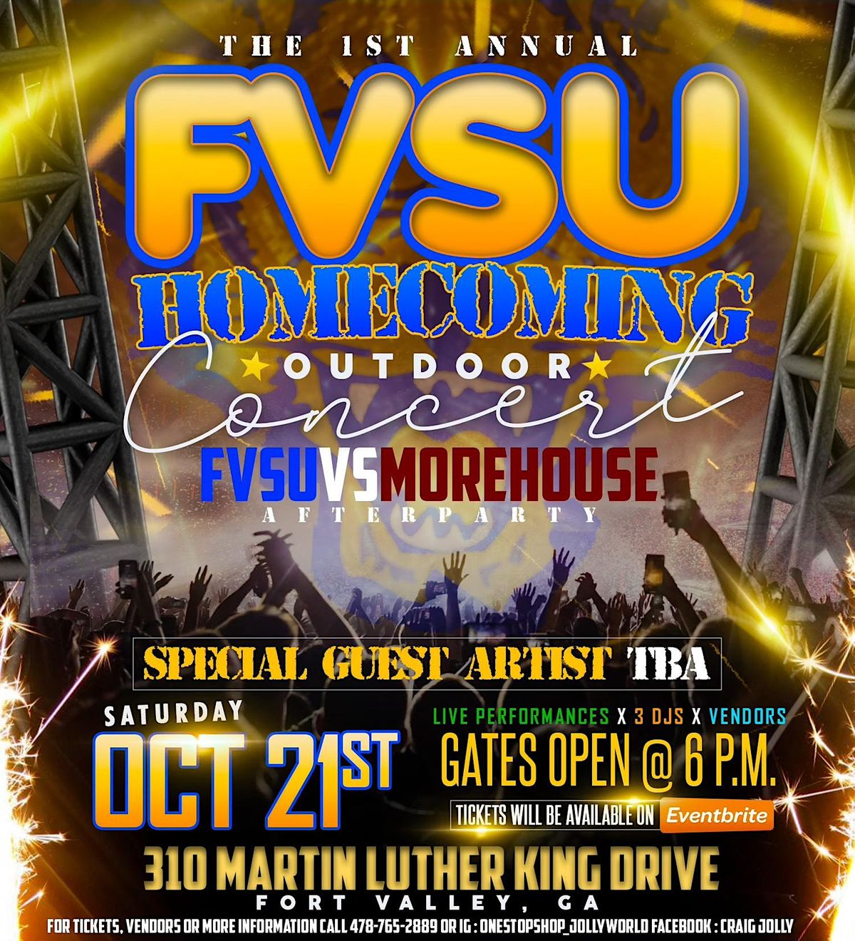 FVSU OUTDOOR CONCERT 310 Martin Luther King Jr Dr, Fort