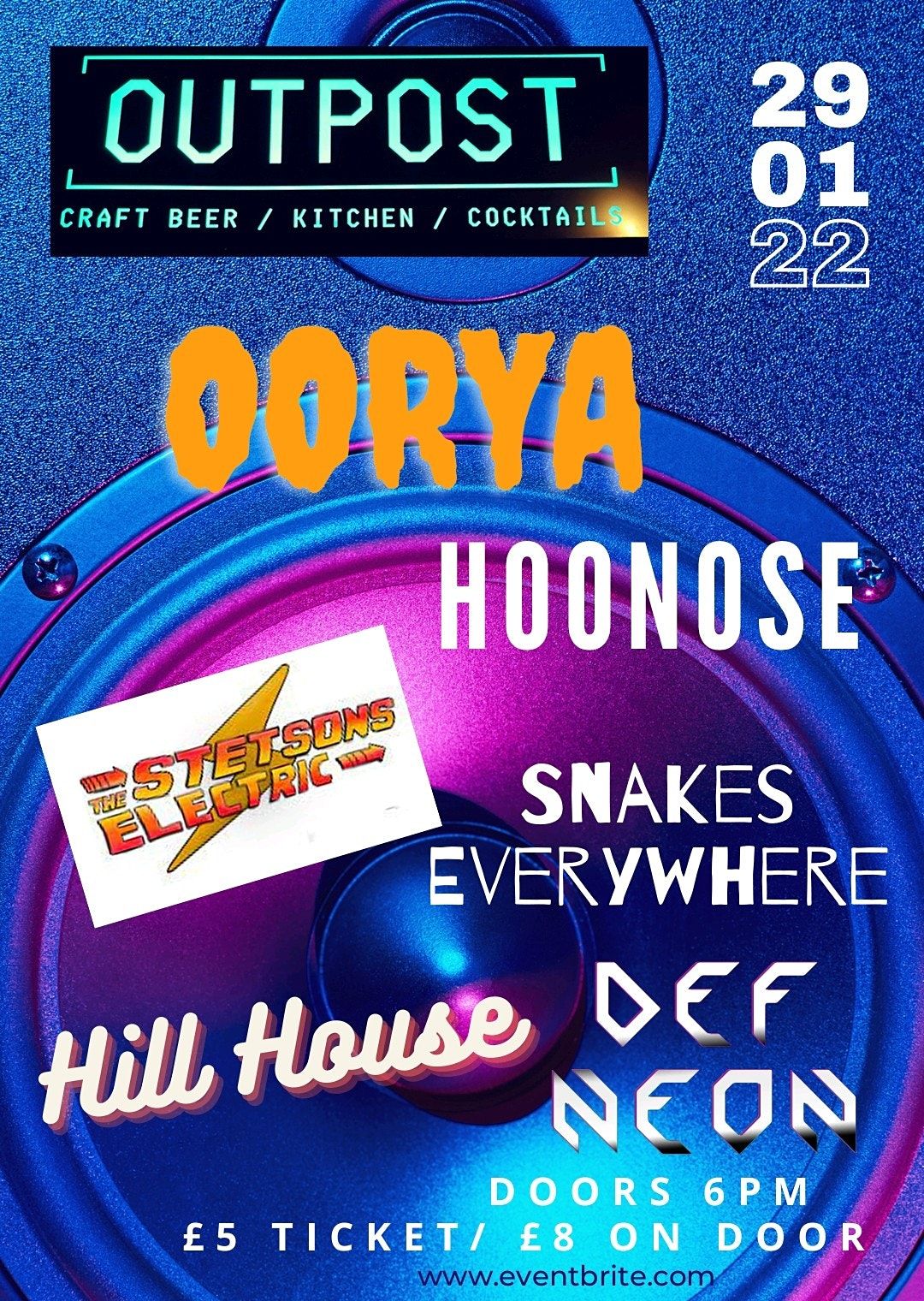 Hillhouse, Snakes Everywhere,  OORYA, HOONOSE & ?