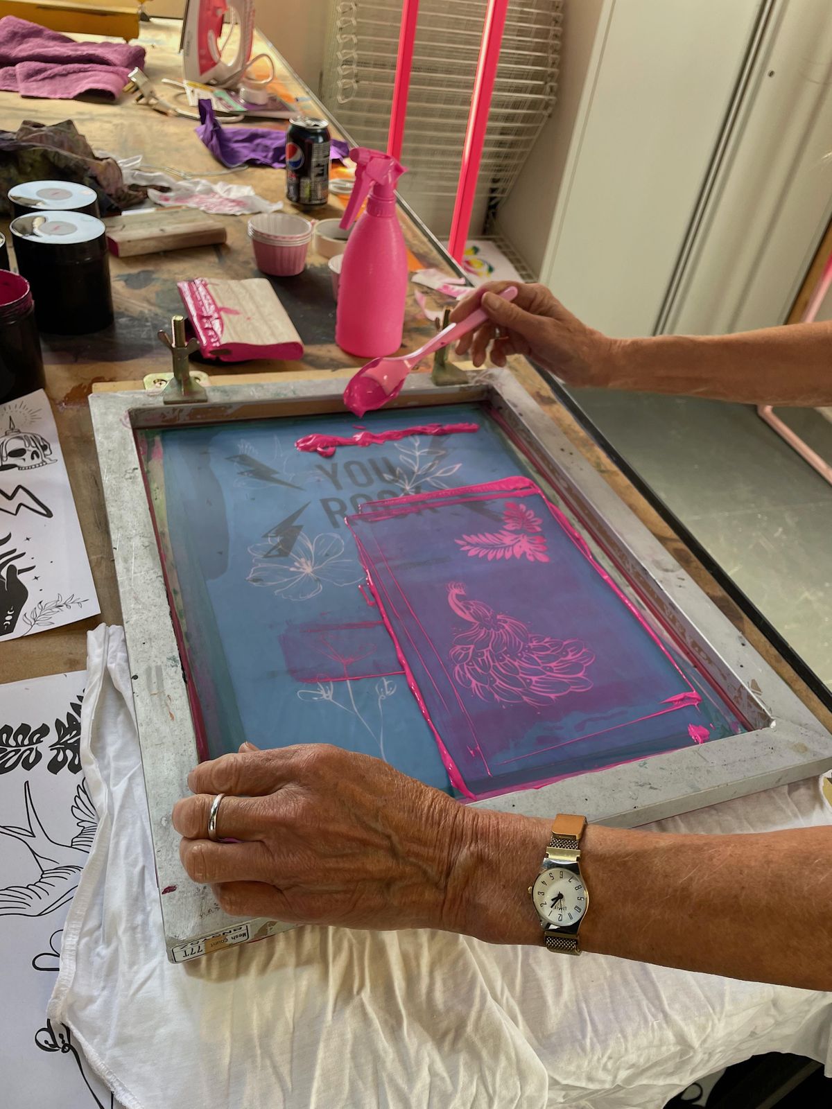 Screen Printing Inductions at The Old Waterworks The Old Waterworks