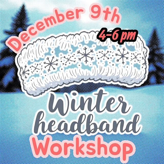 Winter headband workshop