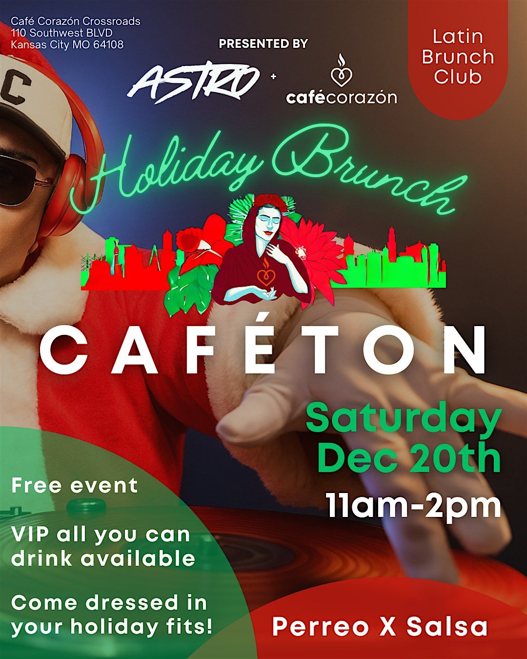 \u2728 CAF\u00c9TON: HOLIDAY BRUNCH PARTY \u2728
