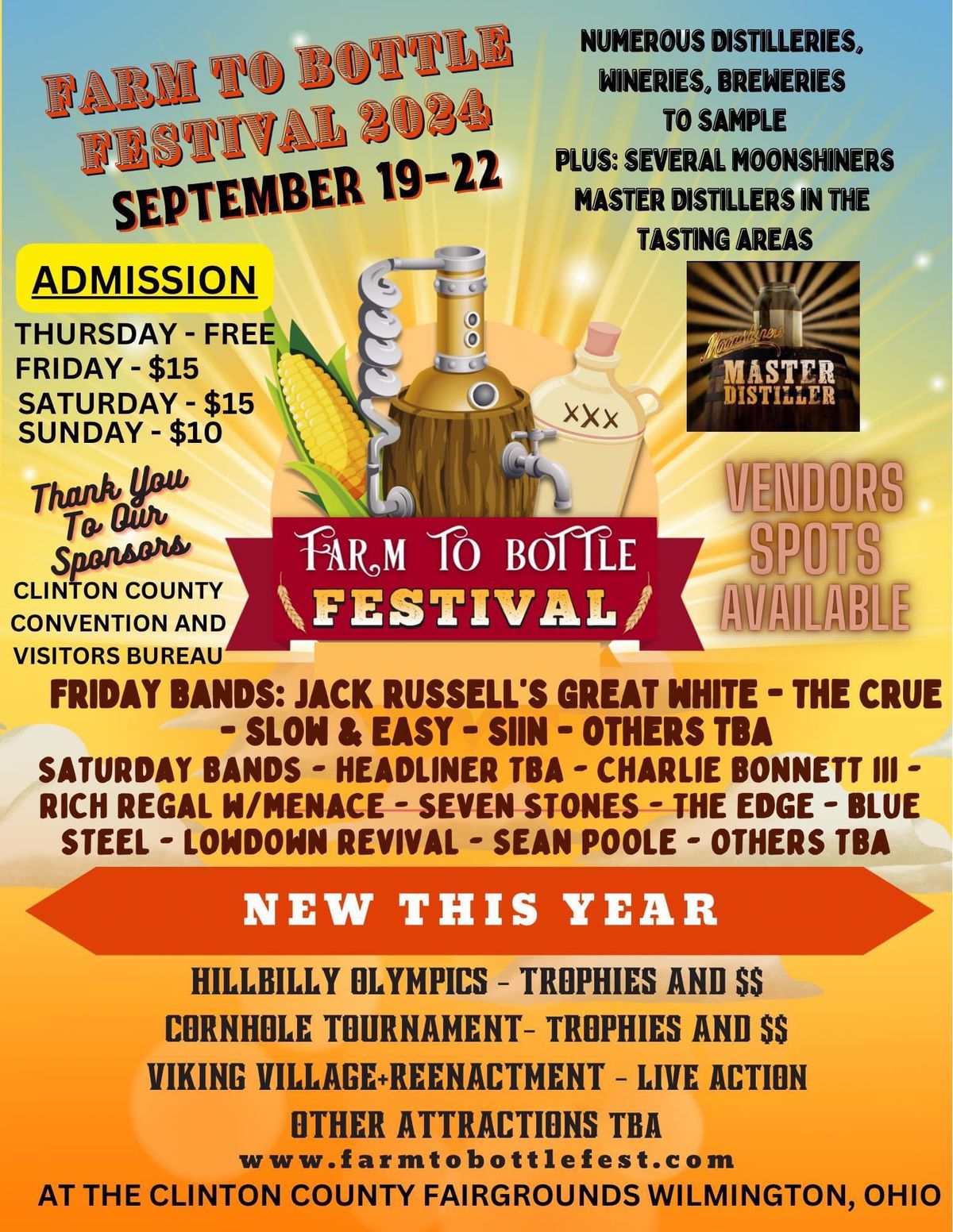 Dragons Eye Farm to Bottle festival Clinton County Fairground