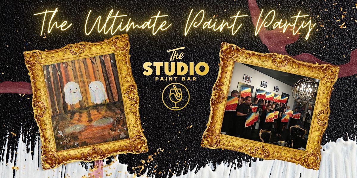 Two Ghosts Studio Paint Party The Studio Paint Bar, Mississauga, ON October 29, 2022