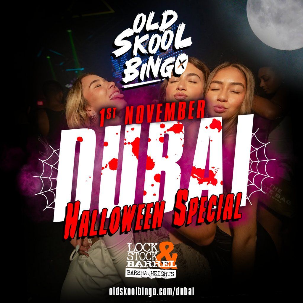 Old Skool Bingo Saturday 1st November DUBAI