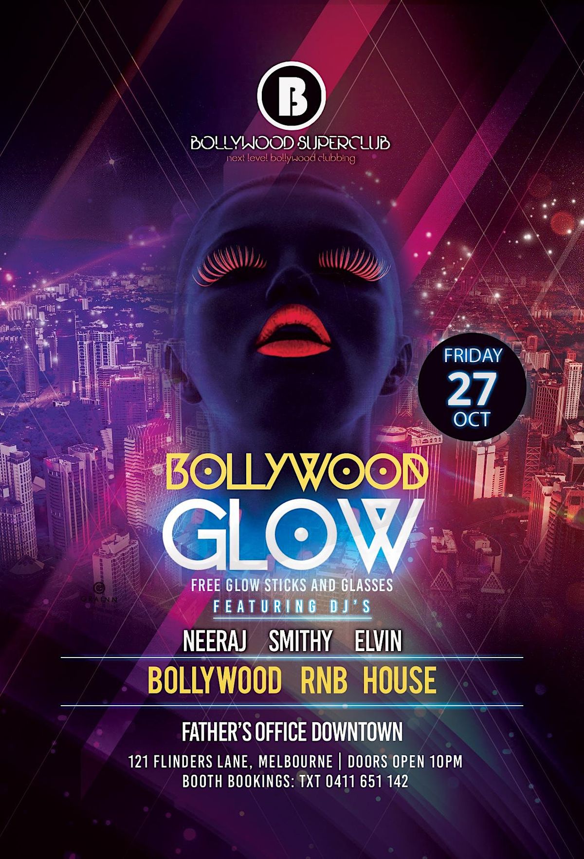 Bollywood Glow Party