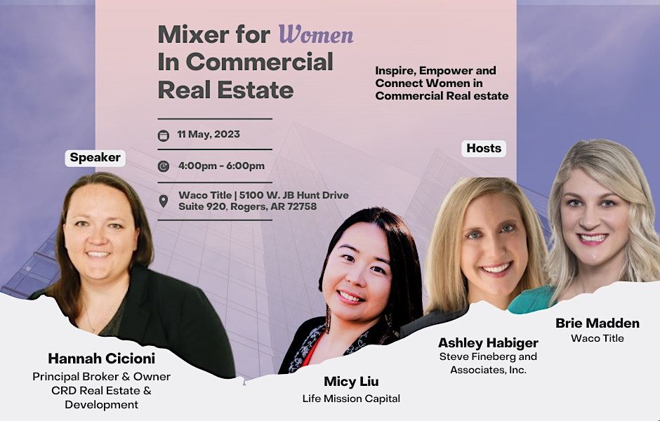 Mixer for Women in Commercial Real Estate Waco Title, Rogers, AR