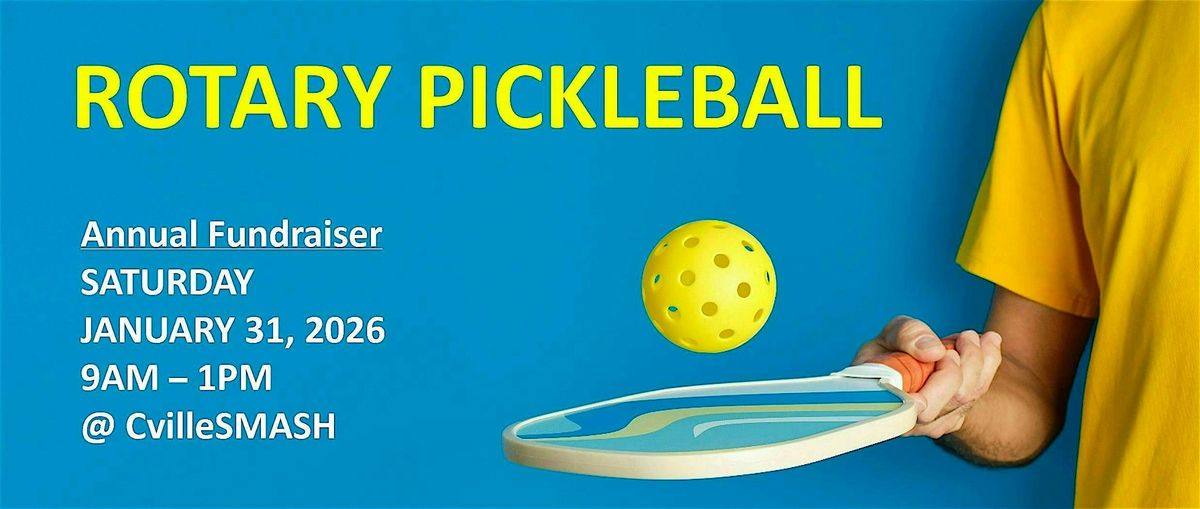 ROTARY PICKLEBALL 2026 - Annual Fundraiser by Blue Ridge Mountains Rotary