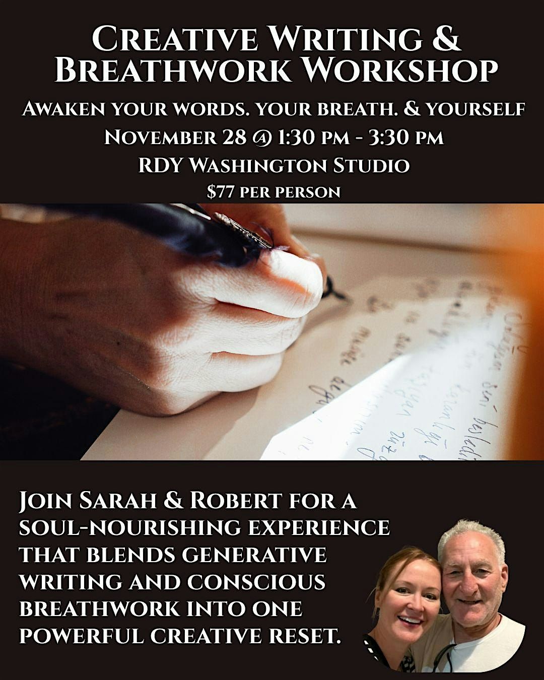 Creative Writing & Breathwork Workshop