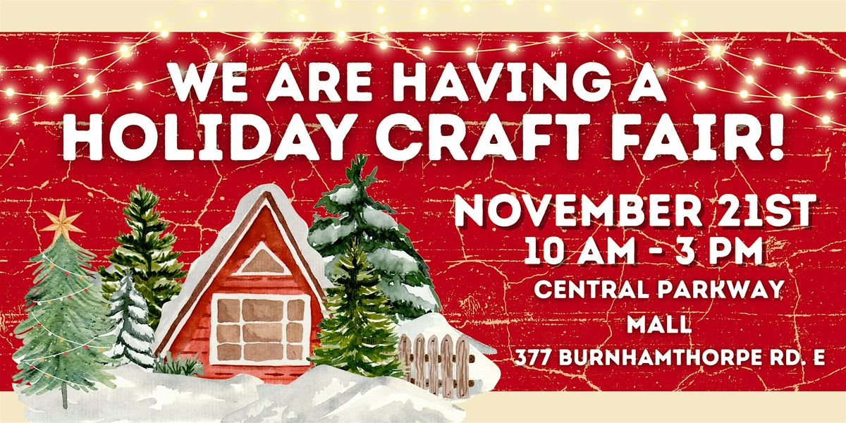 Holiday Craft Fair at Central Parkway Mall