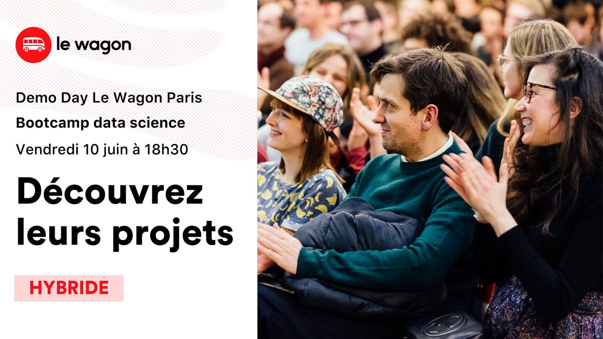 Le Wagon Paris Demo Days Data Science, Batch de printemps 2022 Le Wagon Gaudelet, Paris, IL