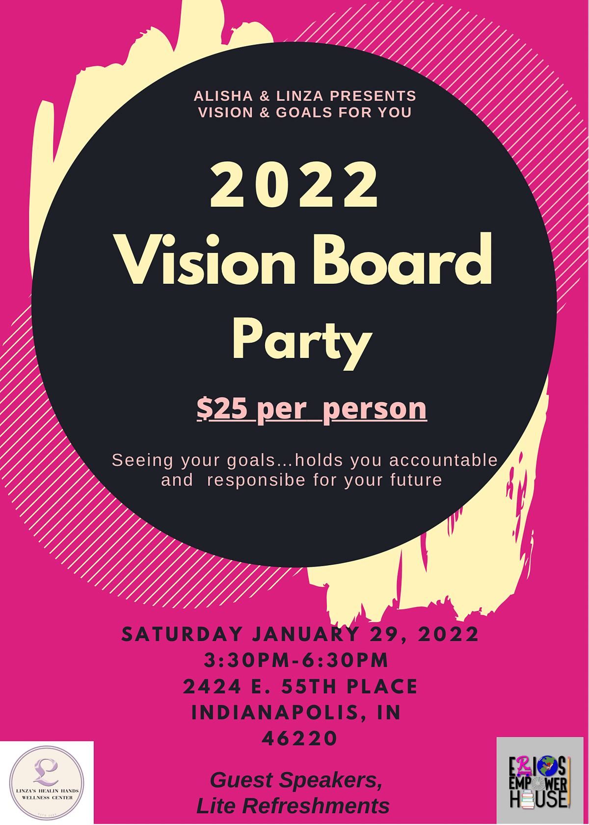 2022 Vision Board Party | 2424 E 55th Pl, Indianapolis, IN | January 29 ...