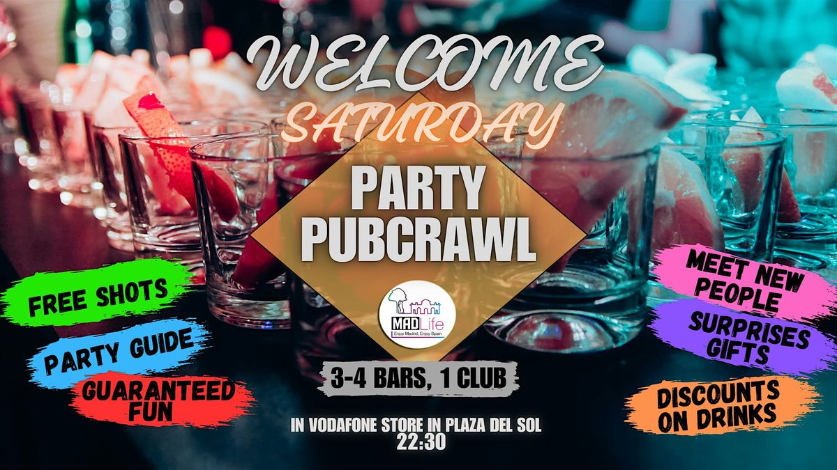 Saturday Meeting Bar Crawl & Fiesta!