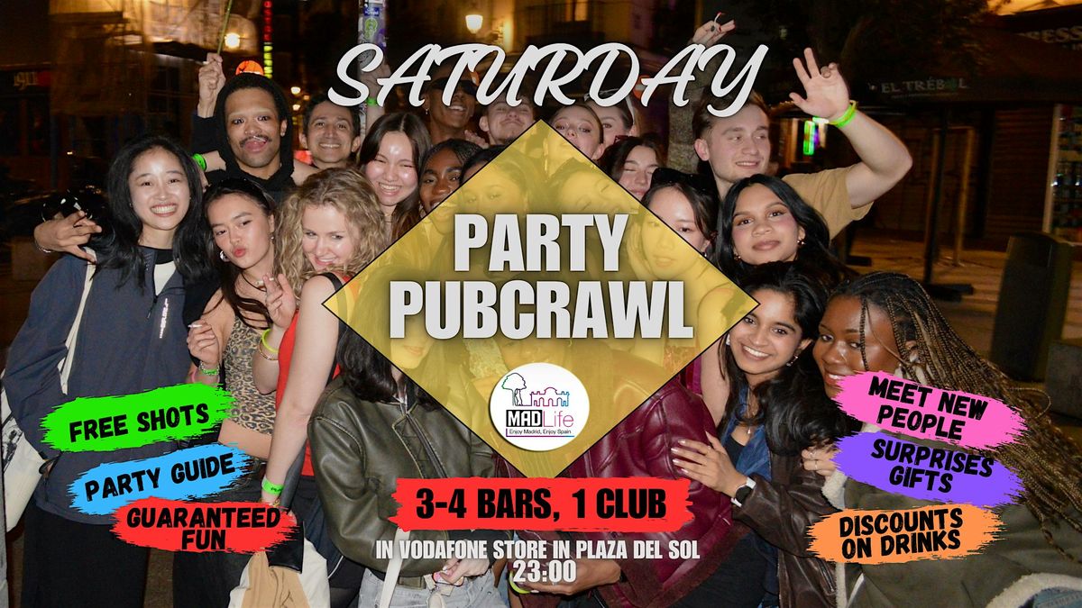 Saturday International Meeting Bar Crawl & Fiesta!
