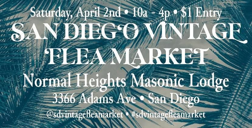 San Diego Vintage Flea Market 4\/2