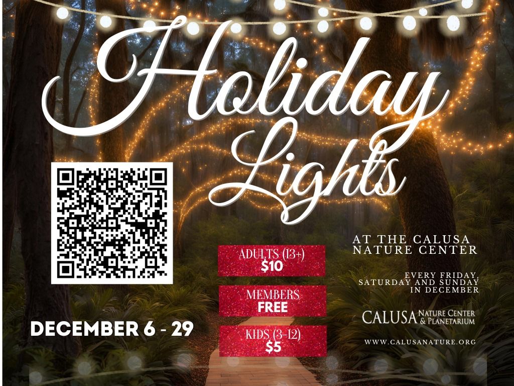 Calusa Nature Center and Holiday Lights! 3450 Ortiz Ave