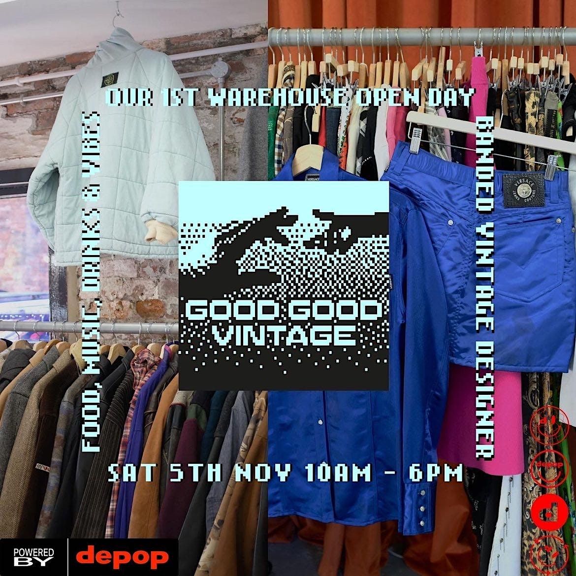 VINTAGE DESIGNER WAREHOUSE OPEN DAY! Good Good Vintage, Sheffield, EN