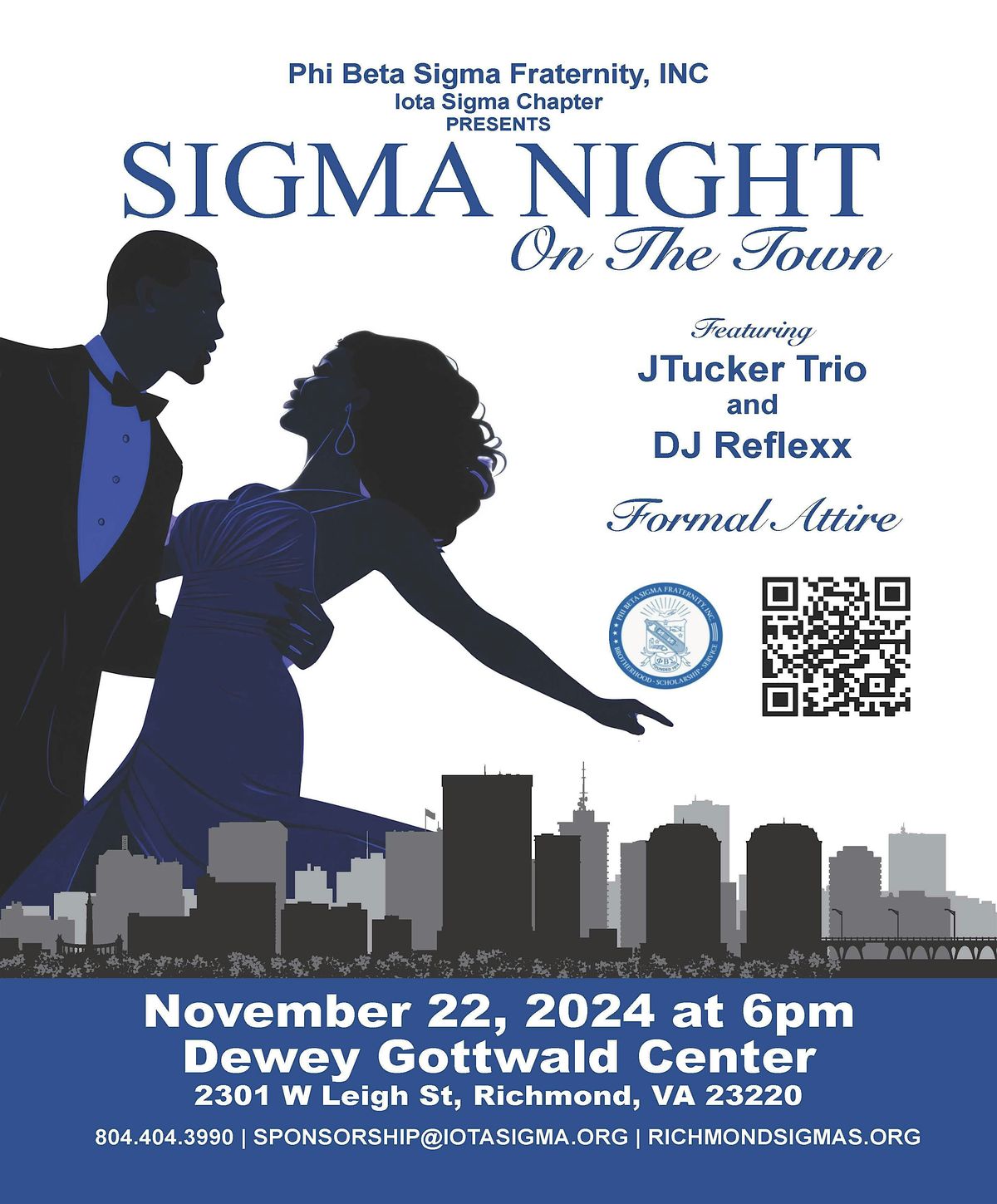 Sigma Night On The Town 2024 at Dewey Gottwald Center, Richmond on 22nd ...