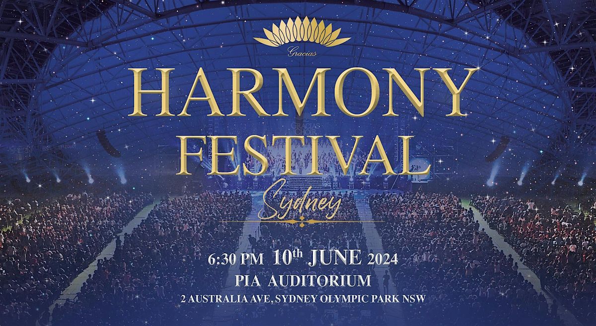 Harmony Festival Sydney 2024