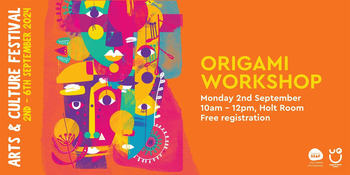 Origami Workshop - Arts And Culture Festival 2024 | Holt Room, St Lucia ...