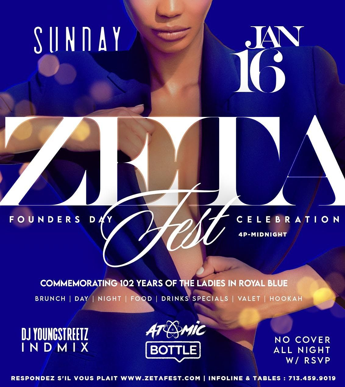 ZETA FEST Founders Day Celebration ATOMIC BOTTLE, Houston, TX