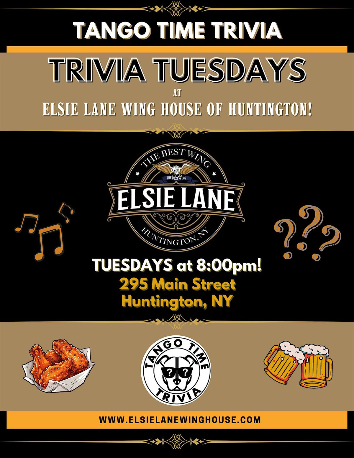 FREE Tuesday Trivia Show! At Elsie Lane Wing House of Huntington!