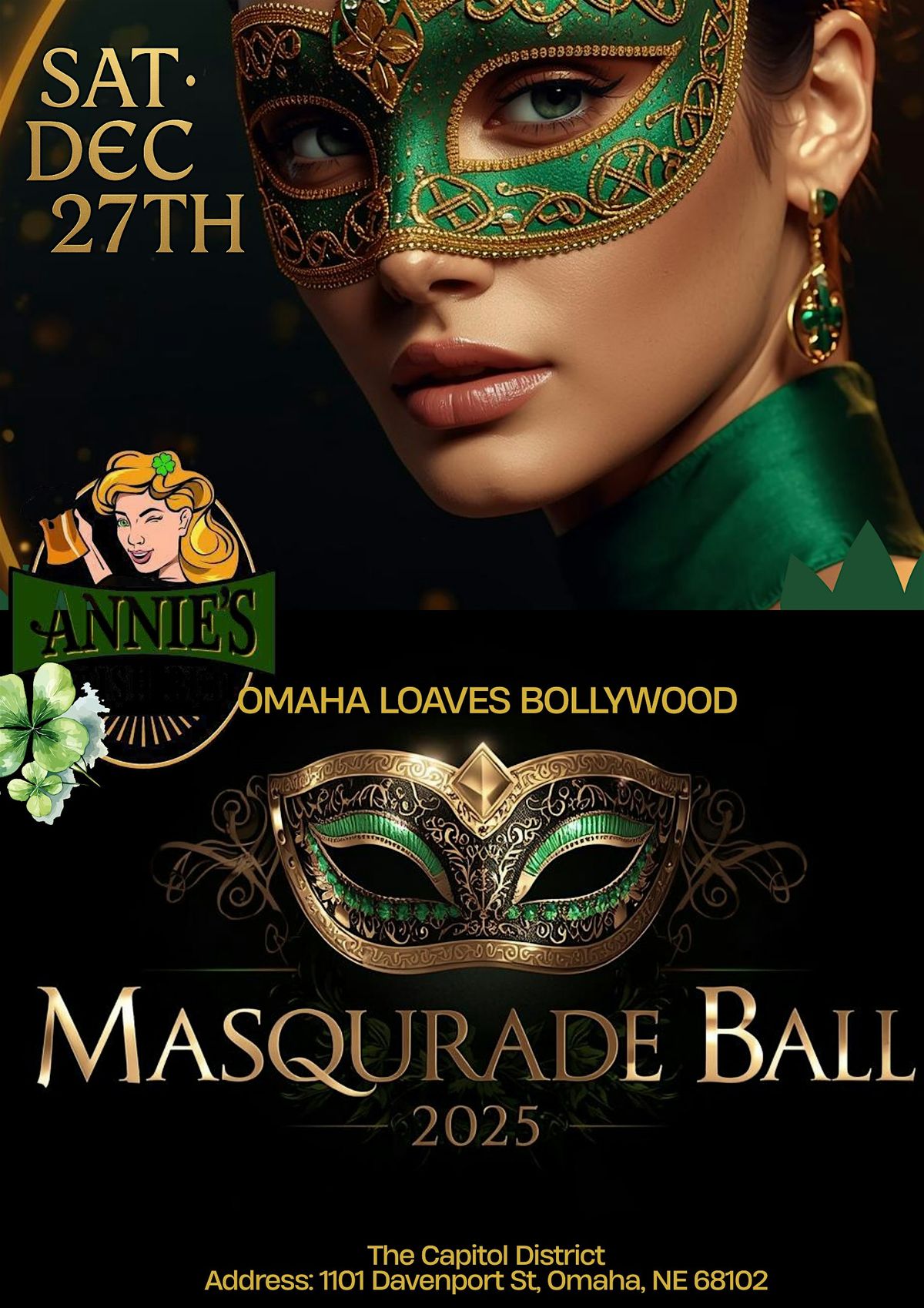 The 4th Annual Masquerade Ball \u2014 Omaha\u2019s Pre-NYE Movie Moment