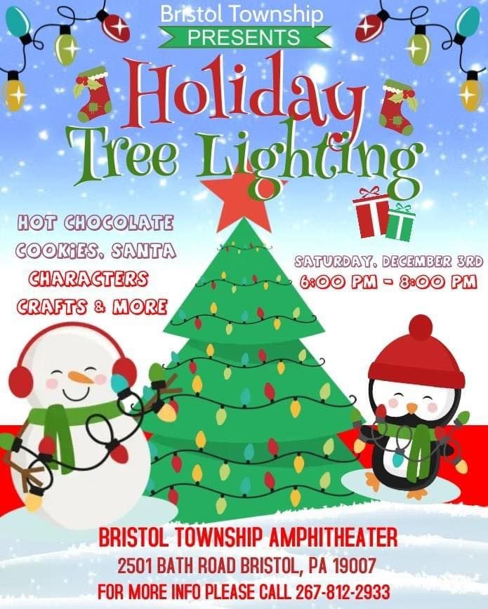 Bristol Township Tree Lighting meet holidaythemed costumed characters