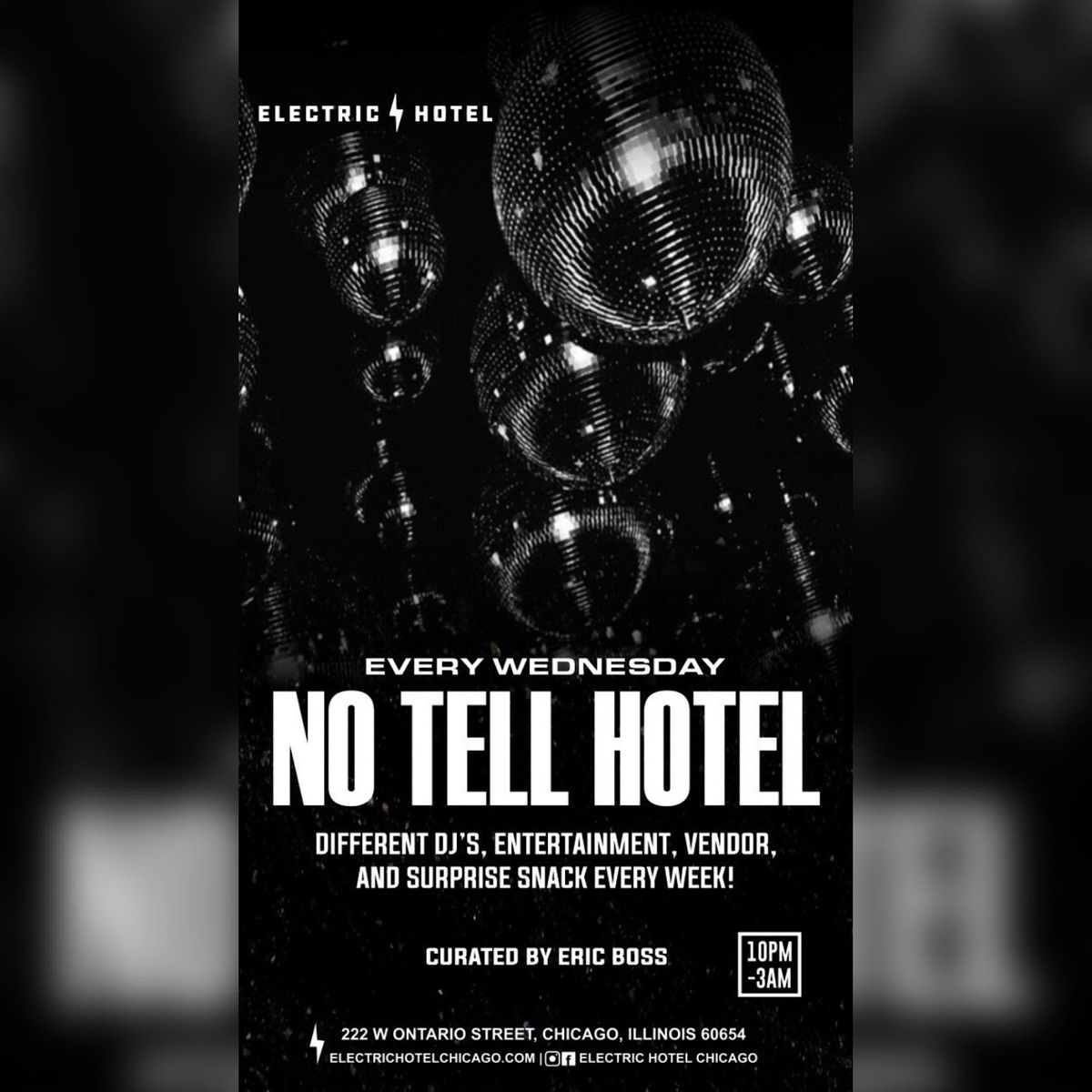 NO TELL HOTEL at Electric Hotel