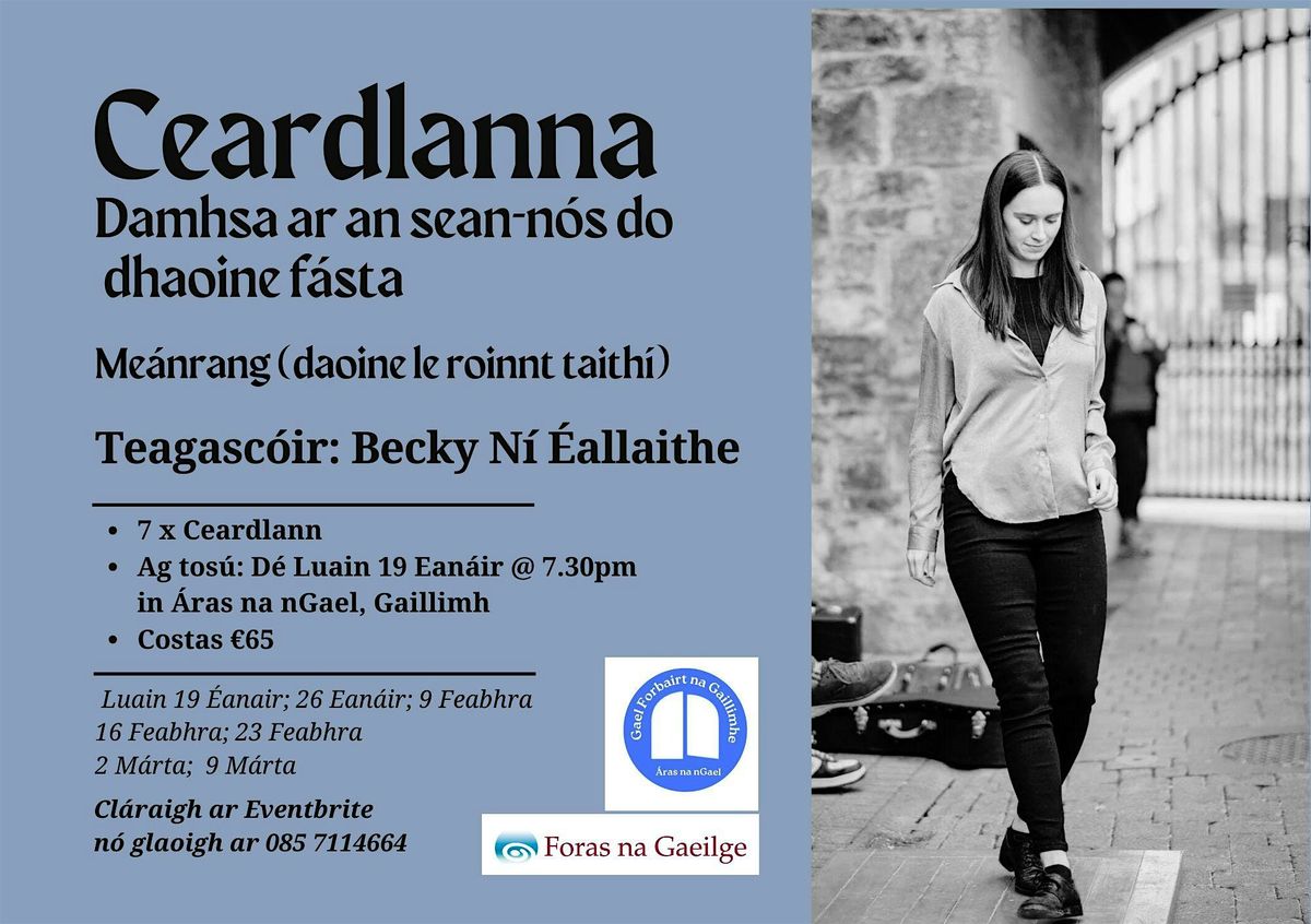 Ceardlanna Damhsa ar an Sean N\u00f3s: Me\u00e1nrang\/Intermediate