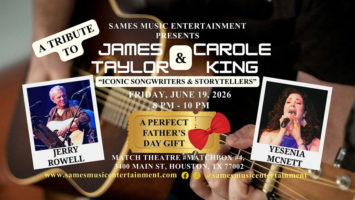 A Tribute to James Taylor & Carole King: \u201cIconic Songwriters & Stories"