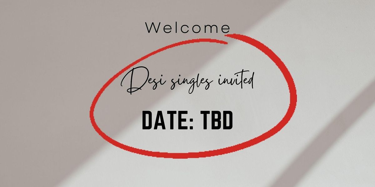 Detroit Michigan-  Speed Dating -  Indian and South Asians