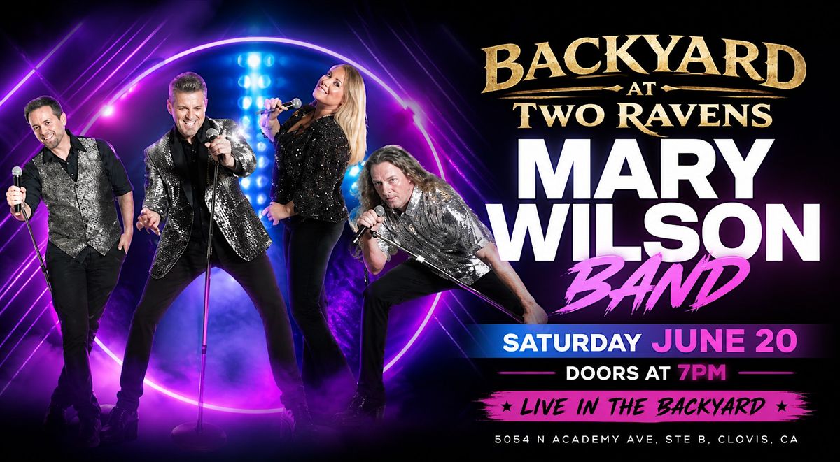Marie Wilson Band \u2013 Live in the Backyard