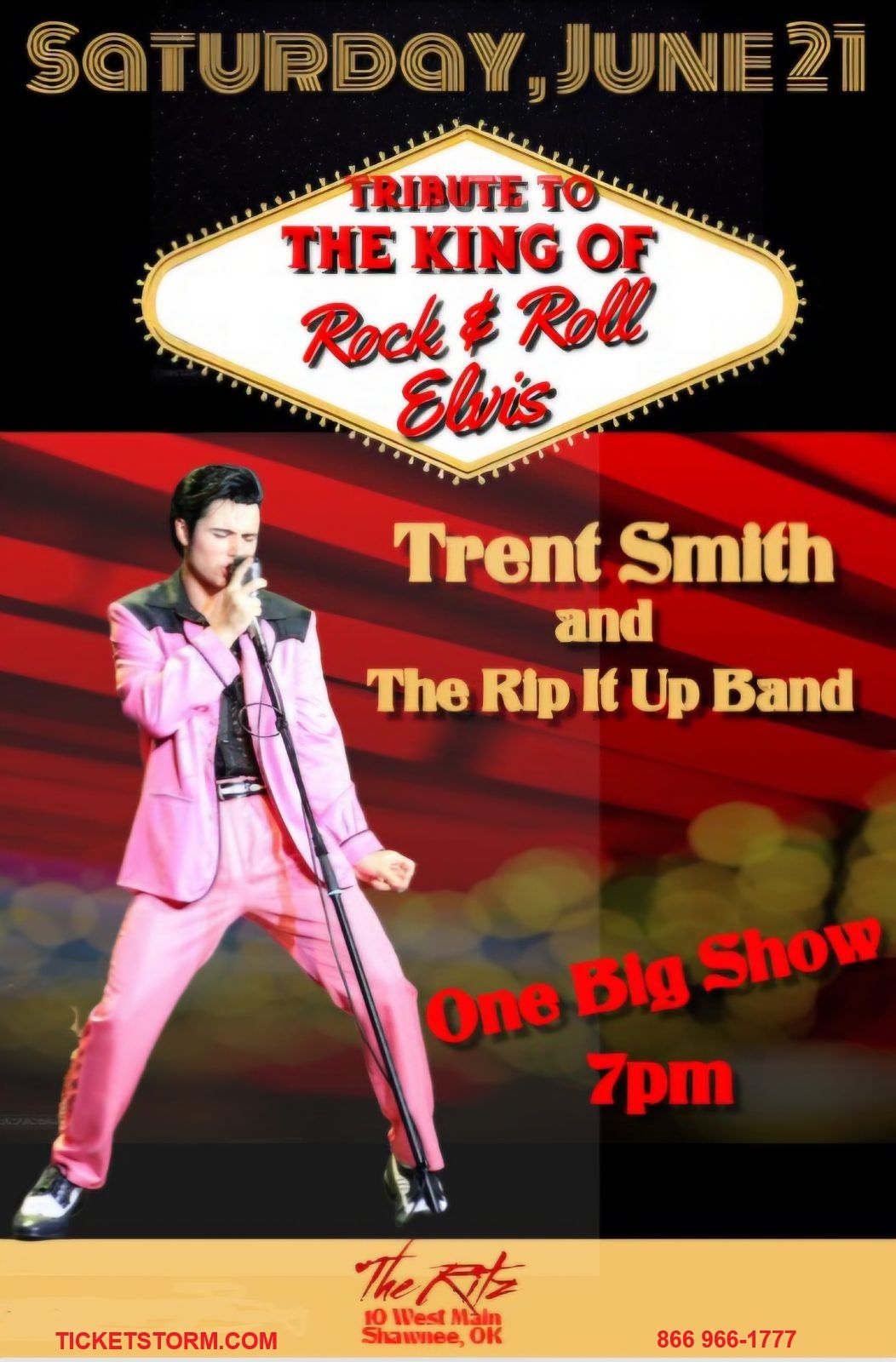 Trent Smith - Tribute To Young Elvis With The Rip It Up Band