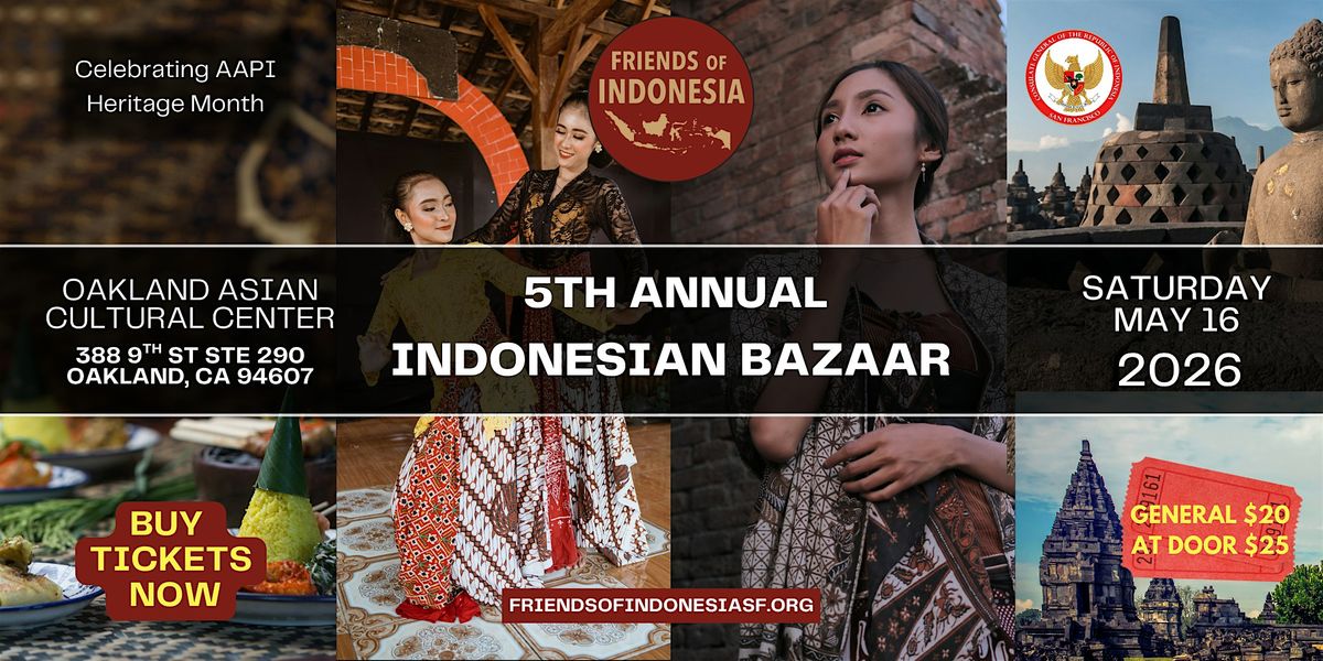 Friends of Indonesia - 5th Annual Indonesian Bazaar