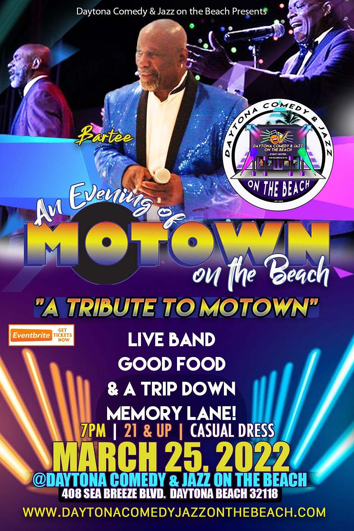 MOTOWN ON THE BEACH - A TRIBUTE TO MOTOWN! | 408 Seabreeze Blvd ...