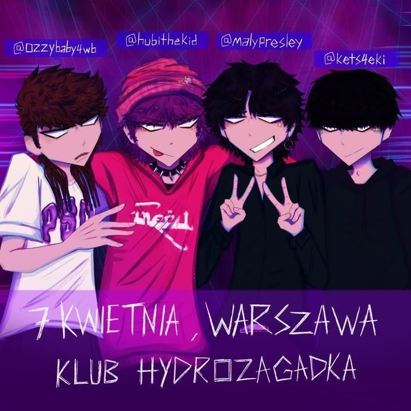 Hubithekid Icon OZZY BABY X HUBITHEKID X MALY ELVIS X KETS4EKI at Klub Hydrozagadka ...