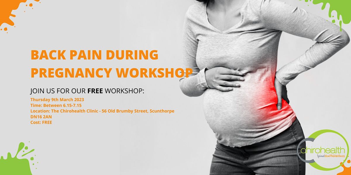 How To Manage Back Pain During Pregnancy The Chirohealth