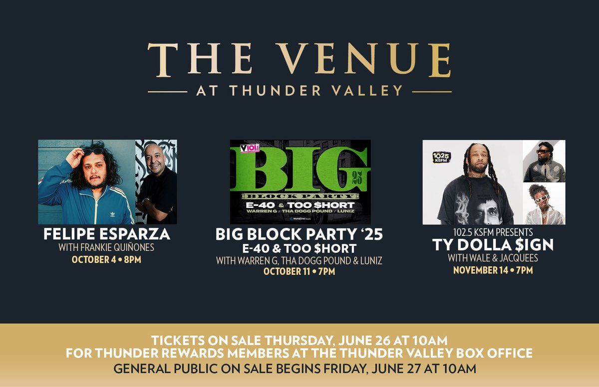 Big Block Party: E-40 Too Short & Warren G