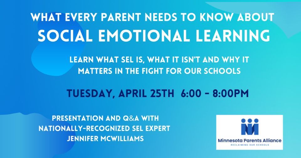 School Parents Event. Social Emotional Learning. Parents are the ...