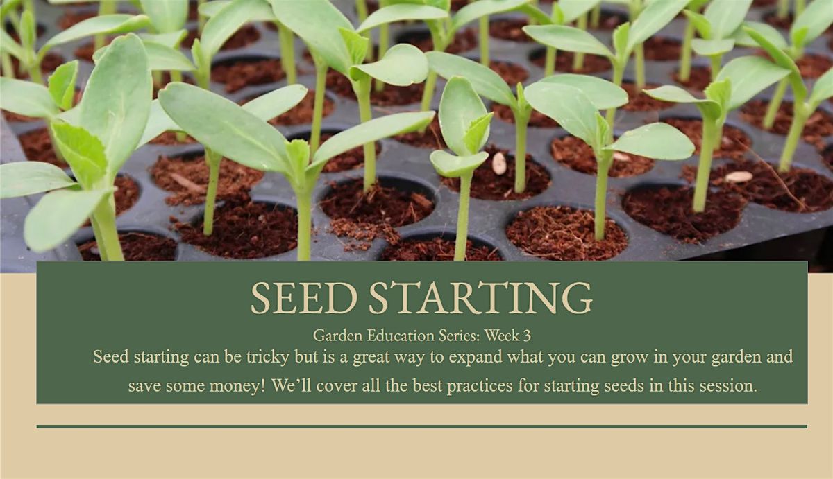 Seed Starting: Garden Education Series