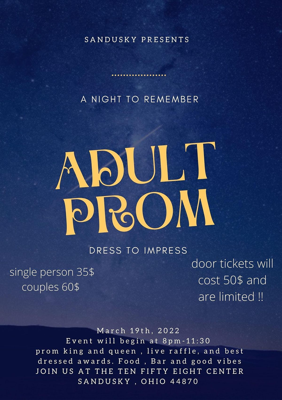 ADULT PROM
