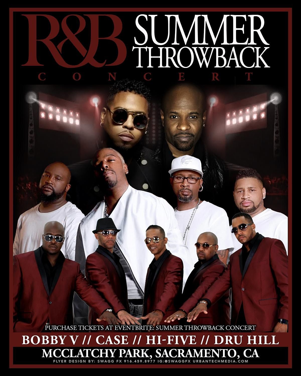 Summer R&B Throwback Concert at McClatchy Park, Sacramento on 14th ...