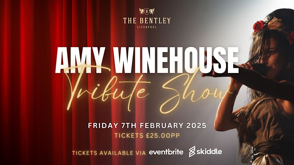 Amy Event Back to Black: The Ultimate Amy Winehouse Tribute Show at The Bentley ...
