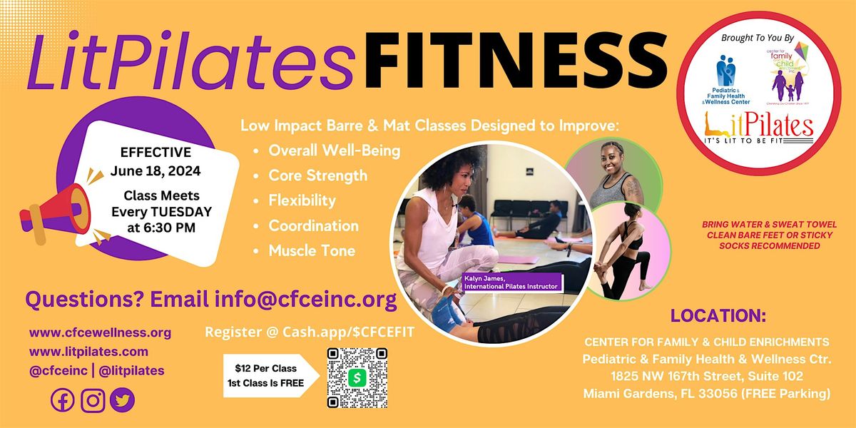 LitPilates FITNESS-1st Class is FREE
