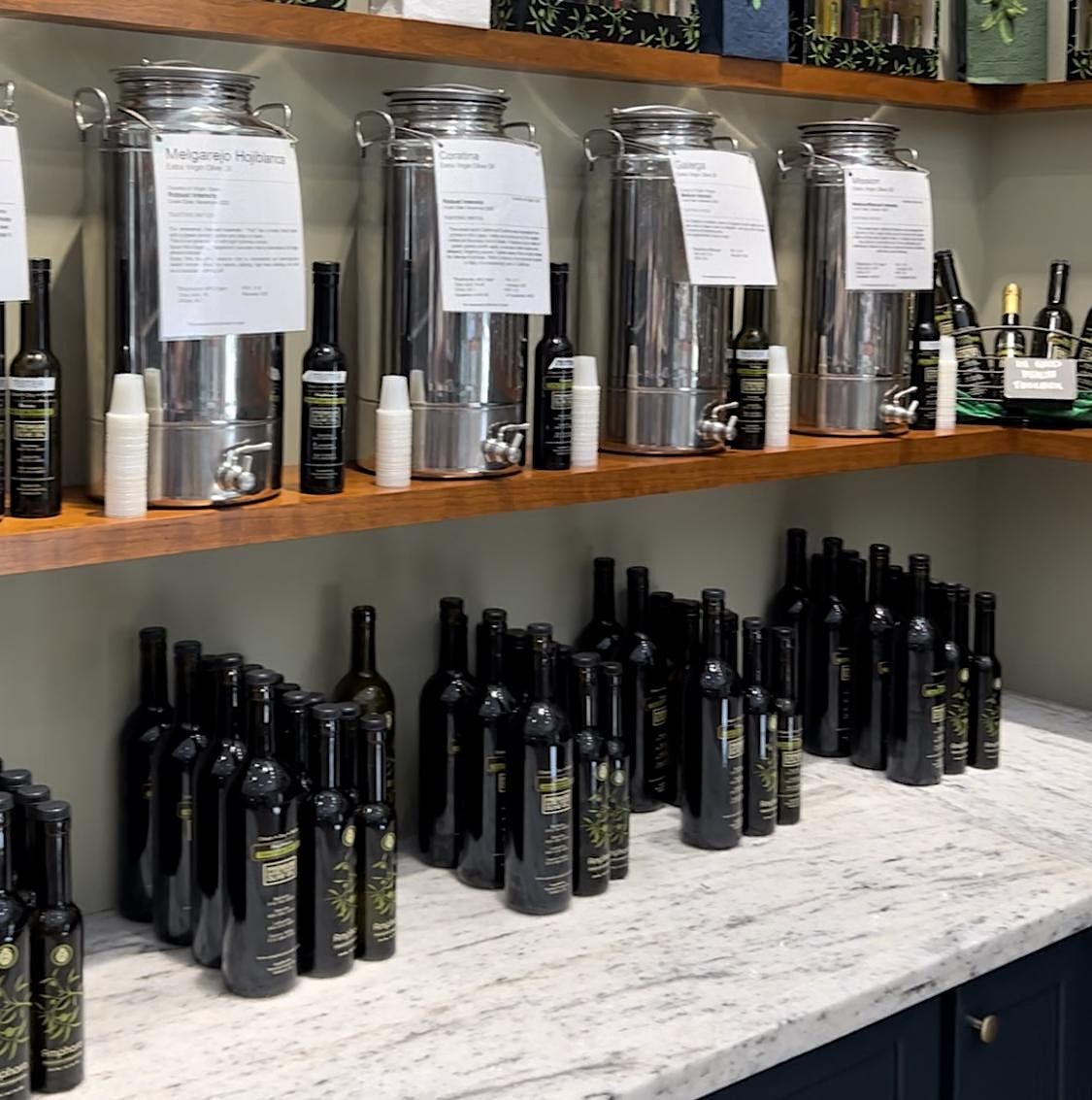 Olive Oil 101 with Amphora and food by Finding Caroly