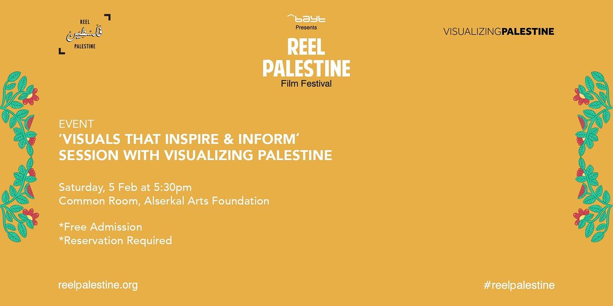 'Visuals that Inspire & Inform\u2019 Session with Visualizing Palestine