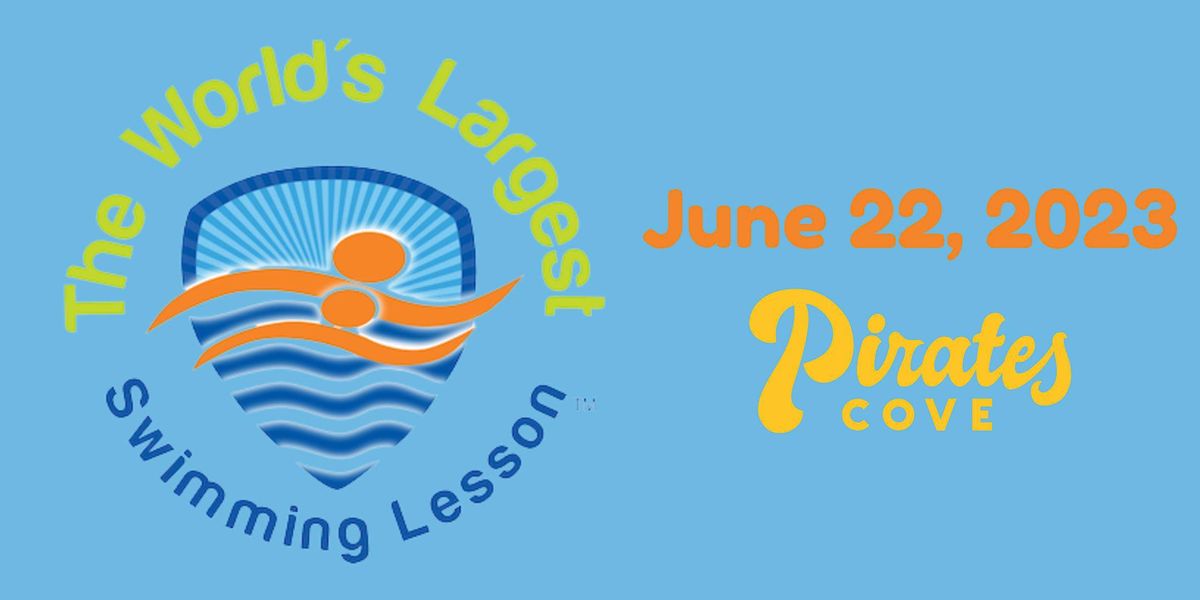 Worlds Largest Swim Lesson Pirates Cove Pirates Cove Water Park