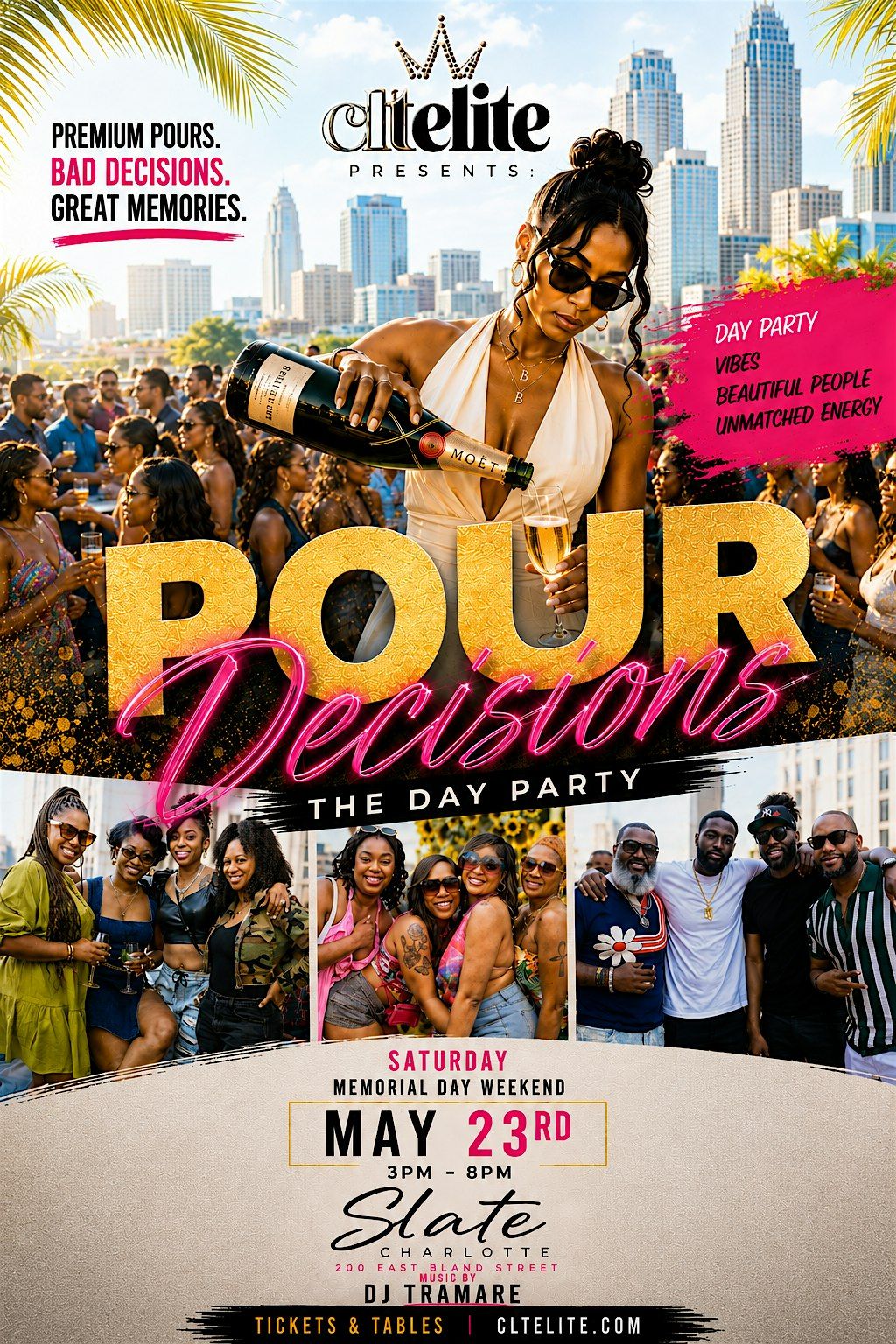 POUR Decisions: The Day Party @ Slate CLT