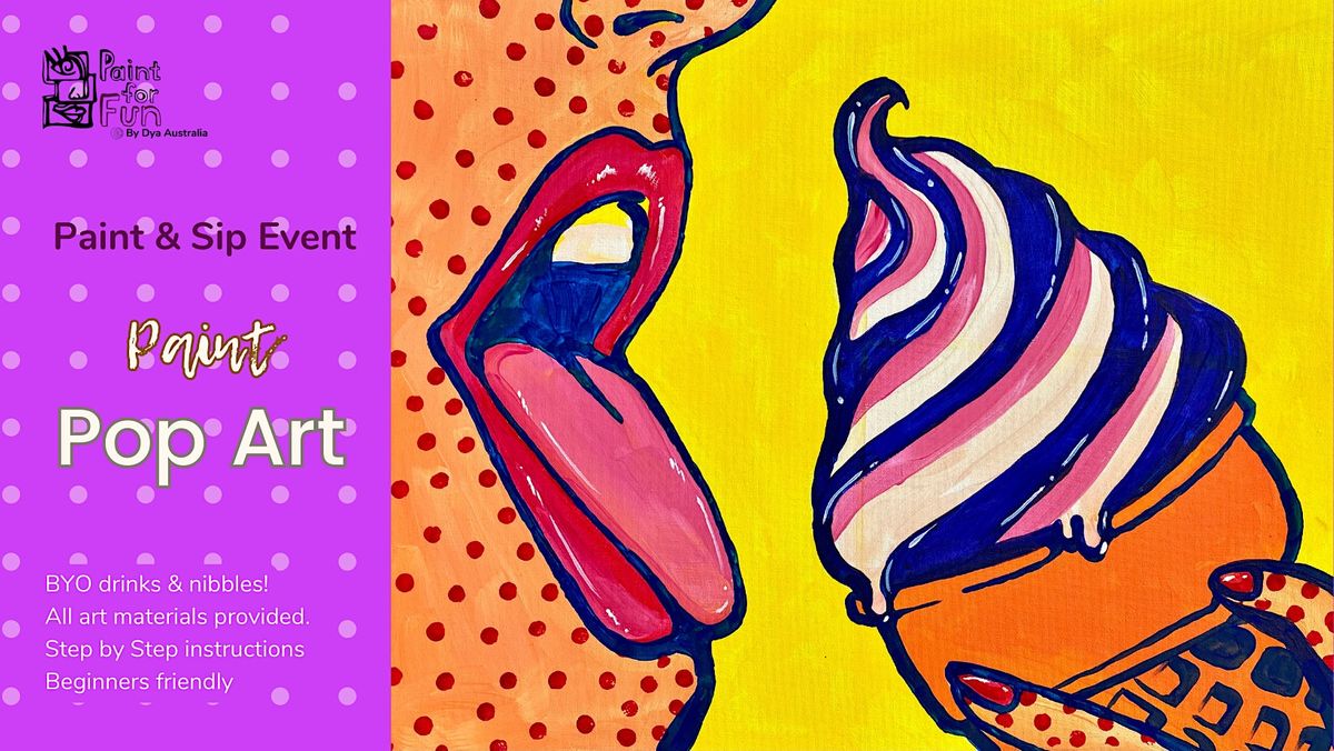 Pop Art Paint for Fun, Port Melbourne, VI May 7, 2023